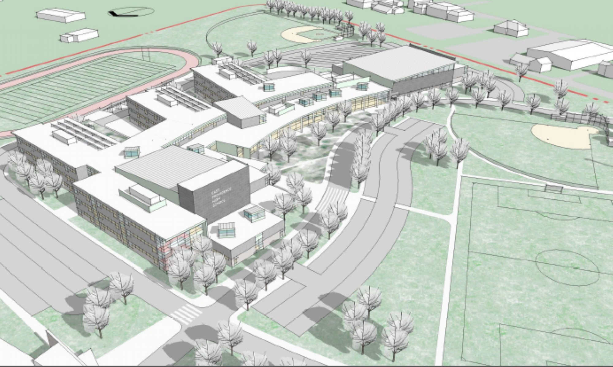 Board of Education formally backs new East Providence High School plan 